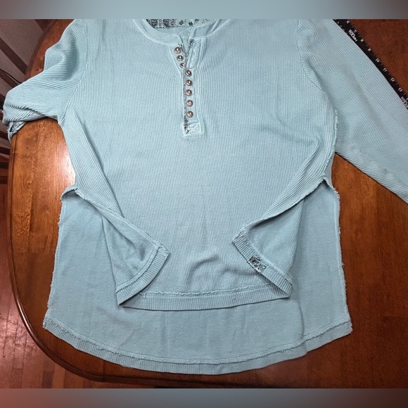 Free People Fall For You Henley Top Size Large - Picture 7 of 8